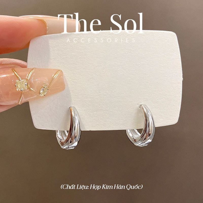  Bông Tai Hàn Quốc Trendy Hoops 
