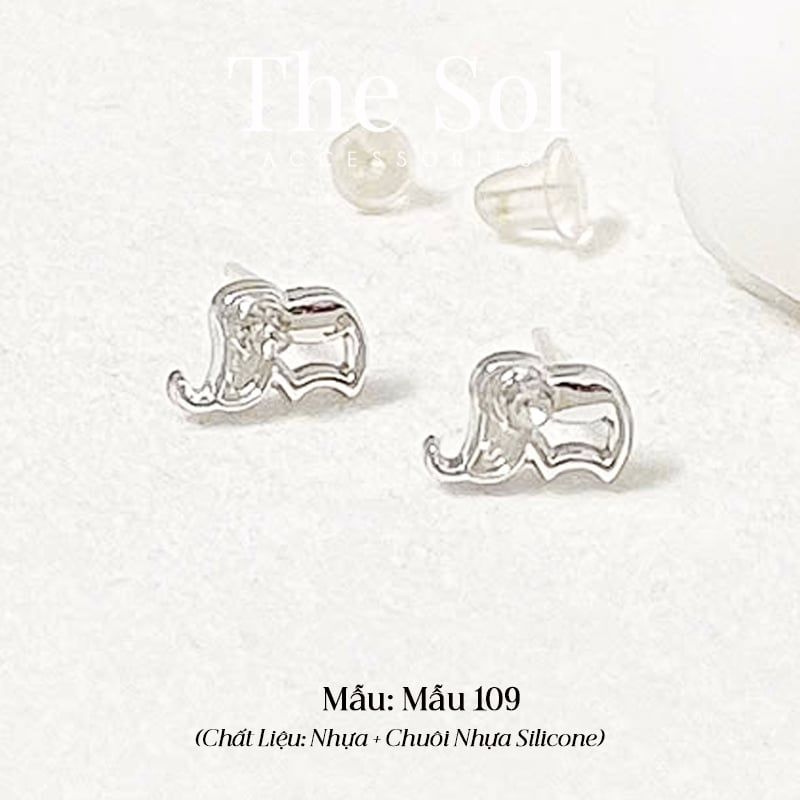  Bông Tai Nhựa 7K - BTN001 / BTN002 / BTN003 / BTN004 