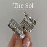  Kẹp Gắp Hàn Quốc Silver Metal 