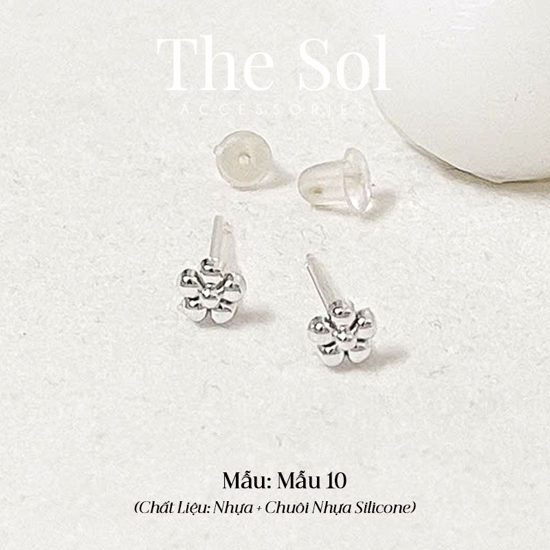  Bông Tai Nhựa 7K - BTN001 / BTN002 / BTN003 / BTN004 