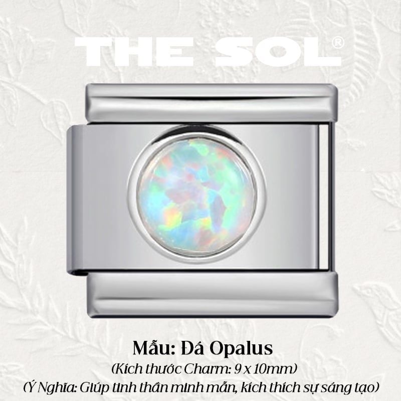  Charm Titan Italian Bracelet - Gems Charm 