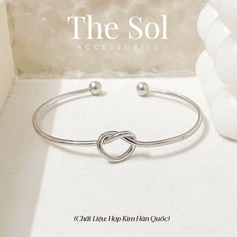  Lắc Tay Hàn Quốc Knot Heart 