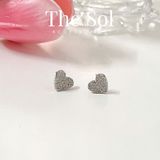  Bông Tai Seropi Diamond Heart - Mẫu 53 