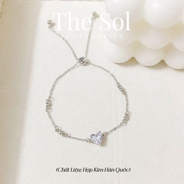  Lắc Tay Hàn Quốc Dia Heart 