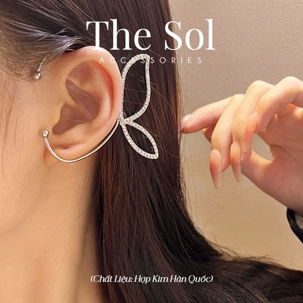  Kẹp Vành Hàn Quốc Dia Butterfly 