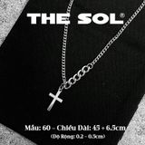 Dây Chuyền Titan Unisex Mini Chain Cross - Mẫu 60 