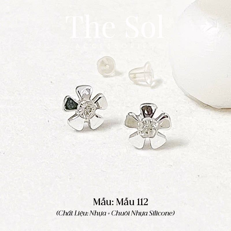  Bông Tai Nhựa 7K - BTN001 / BTN002 / BTN003 / BTN004 