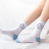  Tất Hàn Quốc Cổ Cao - Blue Girl 