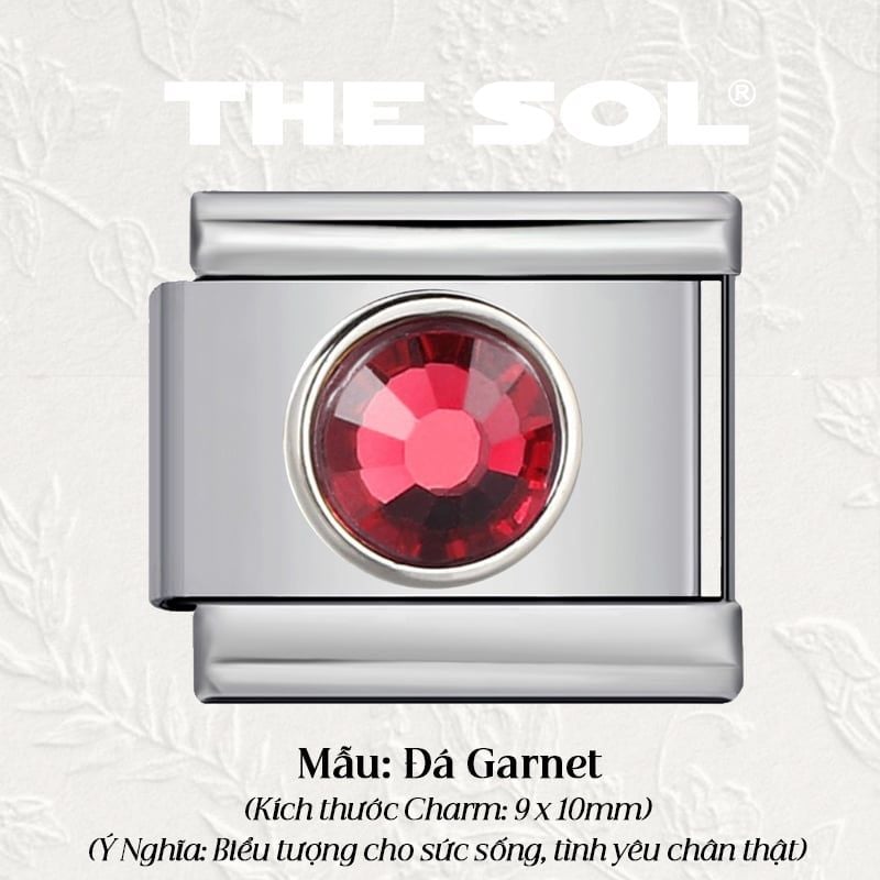  Charm Titan Italian Bracelet - Gems Charm 