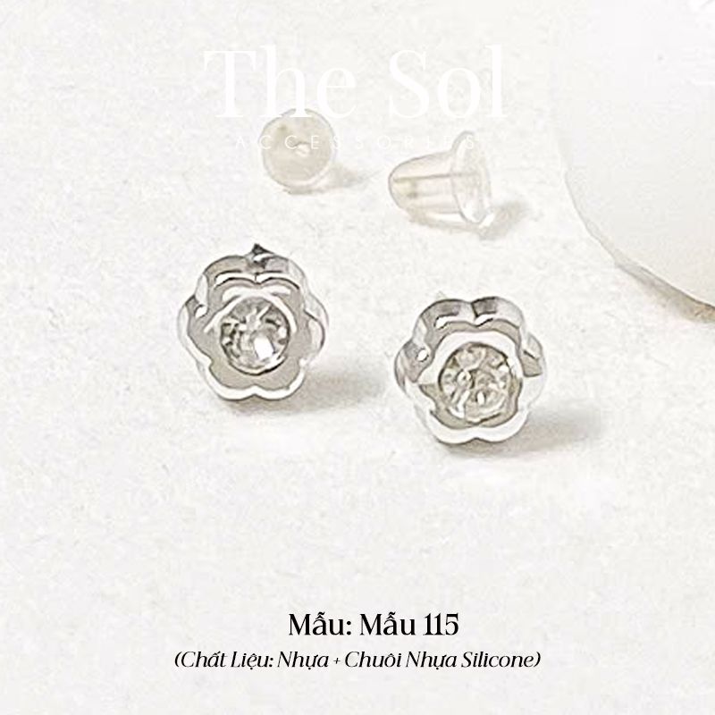  Bông Tai Nhựa 7K - BTN001 / BTN002 / BTN003 / BTN004 