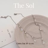  Dây Chuyền Hàn Quốc Crystal Drop 