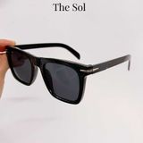  Kính Mát Gọng Nhựa Unisex Silver Scar 