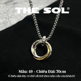  Dây Chuyền Titan Unisex Golden Ring - Mẫu 49 