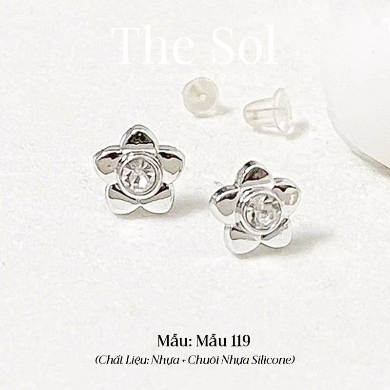  Bông Tai Nhựa 7K - BTN001 / BTN002 / BTN003 / BTN004 