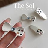  Kẹp Tóc Hàn Quốc Metal Y2K 