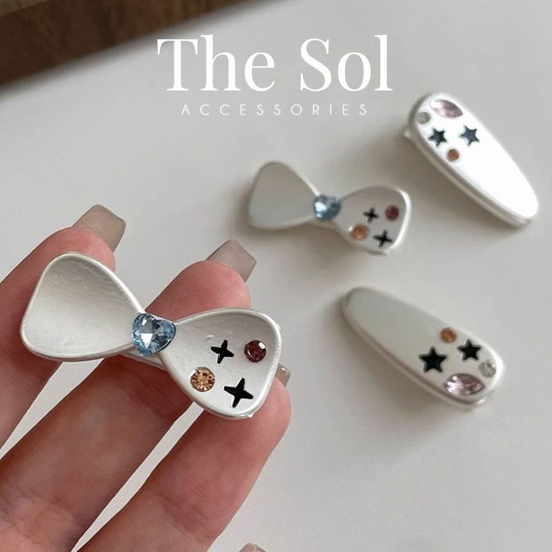  Kẹp Tóc Hàn Quốc Metal Y2K 