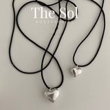  Dây Chuyền Hàn Quốc Metal Heart 