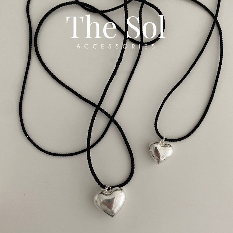  Dây Chuyền Hàn Quốc Metal Heart 