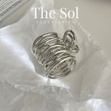  Kẹp Gắp Hàn Quốc Silver Metal 