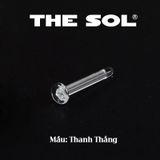  Khuyên Thủy Tinh Unisex - Thanh Thẳng 