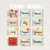  Charm Titan Italian Bracelet - Months 