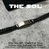  Vòng Tay Titan Unisex Braid Leather - 9mm - Mẫu 129 