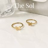  Nhẫn Titan Golden Sand Butterfly 