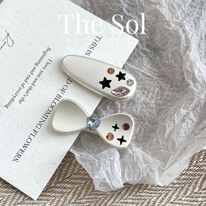  Kẹp Tóc Hàn Quốc Metal Y2K 