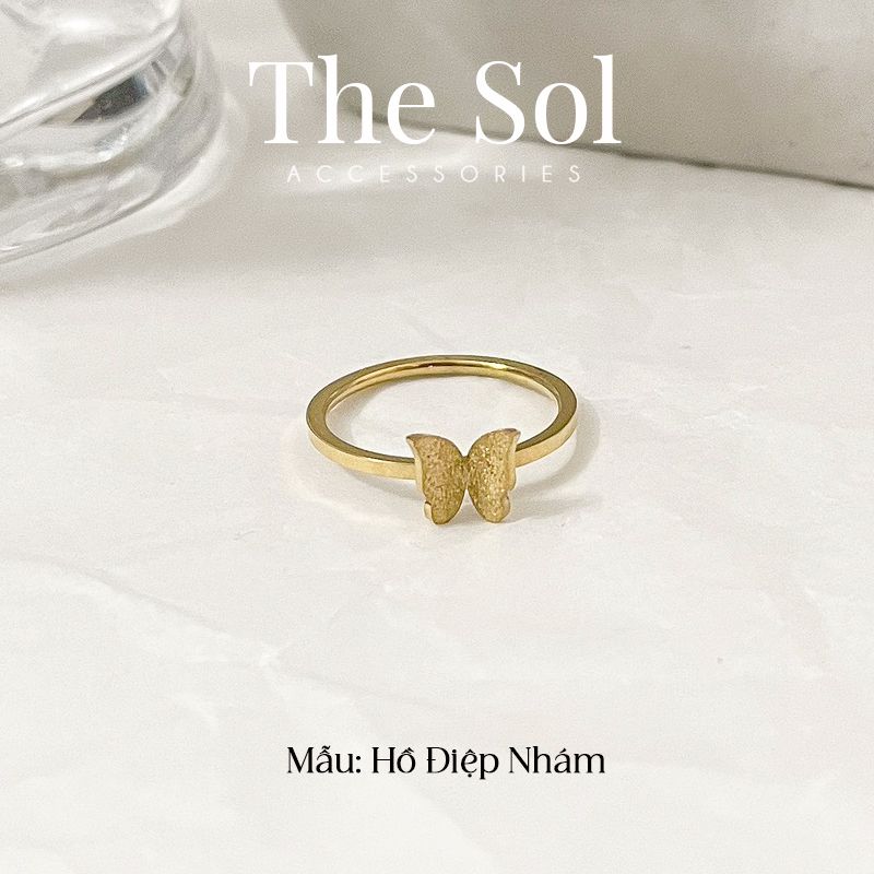  Nhẫn Titan Golden Sand Butterfly 