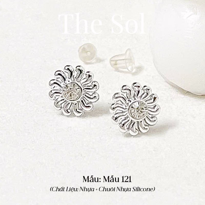  Bông Tai Nhựa 7K - BTN001 / BTN002 / BTN003 / BTN004 