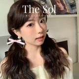  Kẹp Tóc Hàn Quốc Pink Ribbon & Bow - 1 Chiếc 