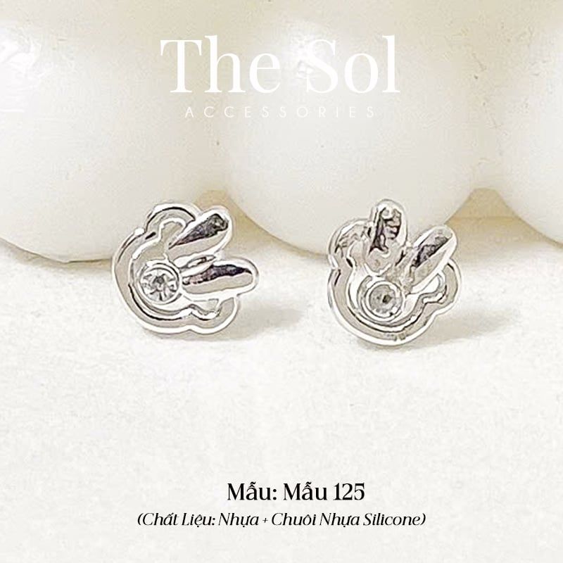  Bông Tai Nhựa 7K - BTN001 / BTN002 / BTN003 / BTN004 