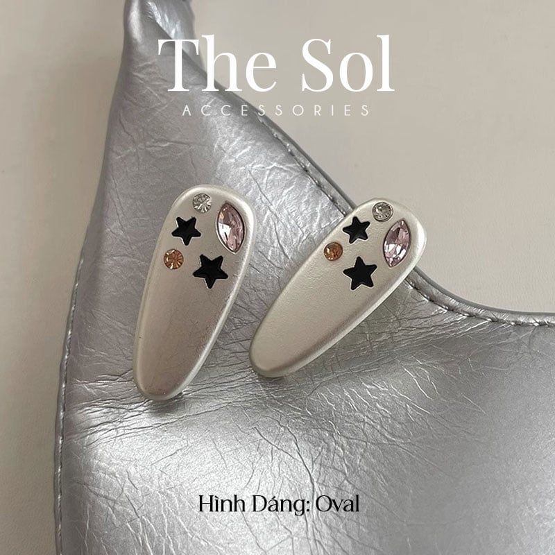  Kẹp Tóc Hàn Quốc Metal Y2K 