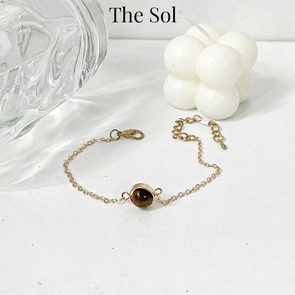  Lắc Tay Hàn Quốc Circle Gem 