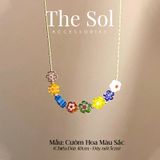  Dây Chuyền Hạt Cườm Hoa Sắc Màu 