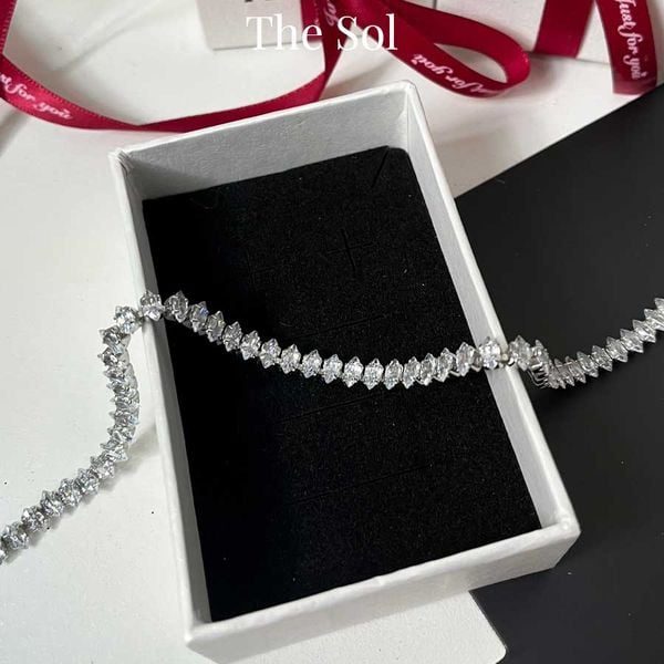  Choker Đính Đá Cao Cấp Bling Leaf 