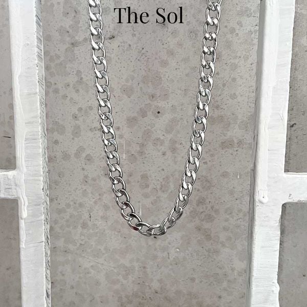  Dây Chuyền Titan Unisex Circle Chain - 0.7cm - Mẫu 4 