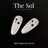  Kẹp Tóc Hàn Quốc Metal Y2K 