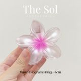  Kẹp Gắp Hoa Sứ Hologram - 8cm 