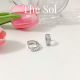  Bông Tai Seropi Diamond Hoops 