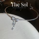  Choker Hàn Quốc Luxury Dia Bow 