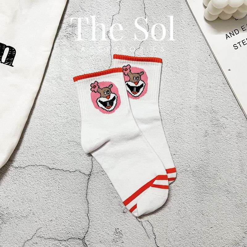  Tất Hàn Quốc Cổ Trung - Lady Bear 