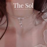 Choker Hàn Quốc Luxury Dia Bow 