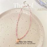  Vòng Cổ Hạt Cườm Trái Tim Sắc Màu 