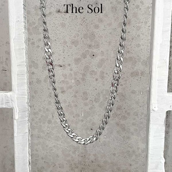  Dây Chuyền Titan Unisex Circle Chain - 0.6cm - Mẫu 3 