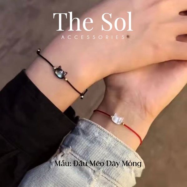  Lắc Tay Hàn Quốc Cat's Head - Dây Mỏng 