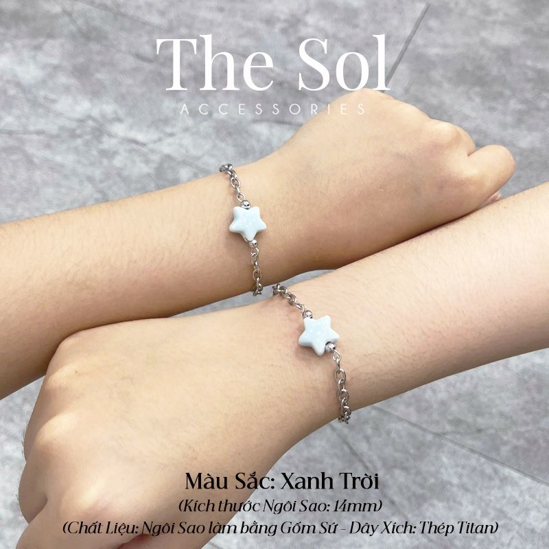  Lắc Tay Titan Couple Colour Star 