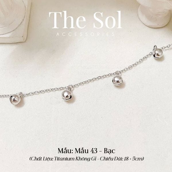  Lắc Chân Titan Chuông - Mẫu 43 