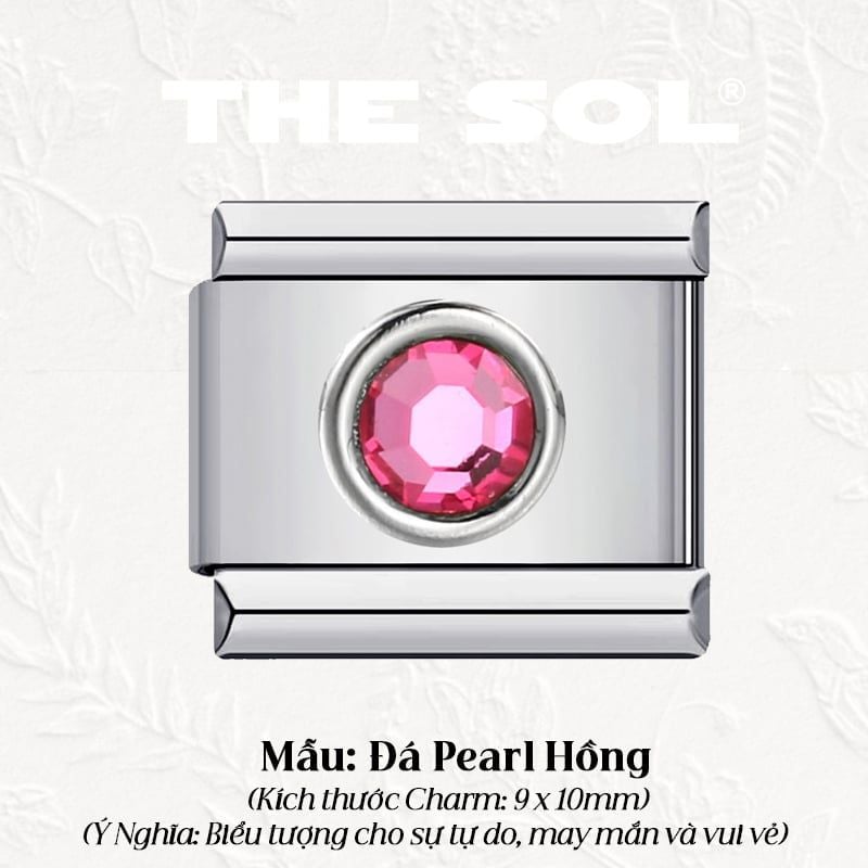  Charm Titan Italian Bracelet - Gems Charm 