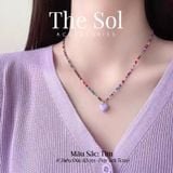  Vòng Cổ Hạt Cườm Trái Tim Sắc Màu 